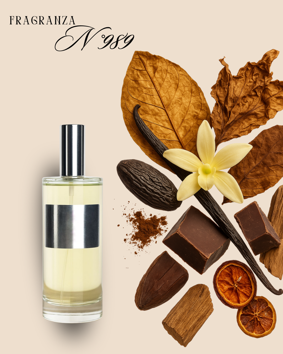 Fragranza N°989 – Ispirata a Tobacco Vanille di Tom Ford