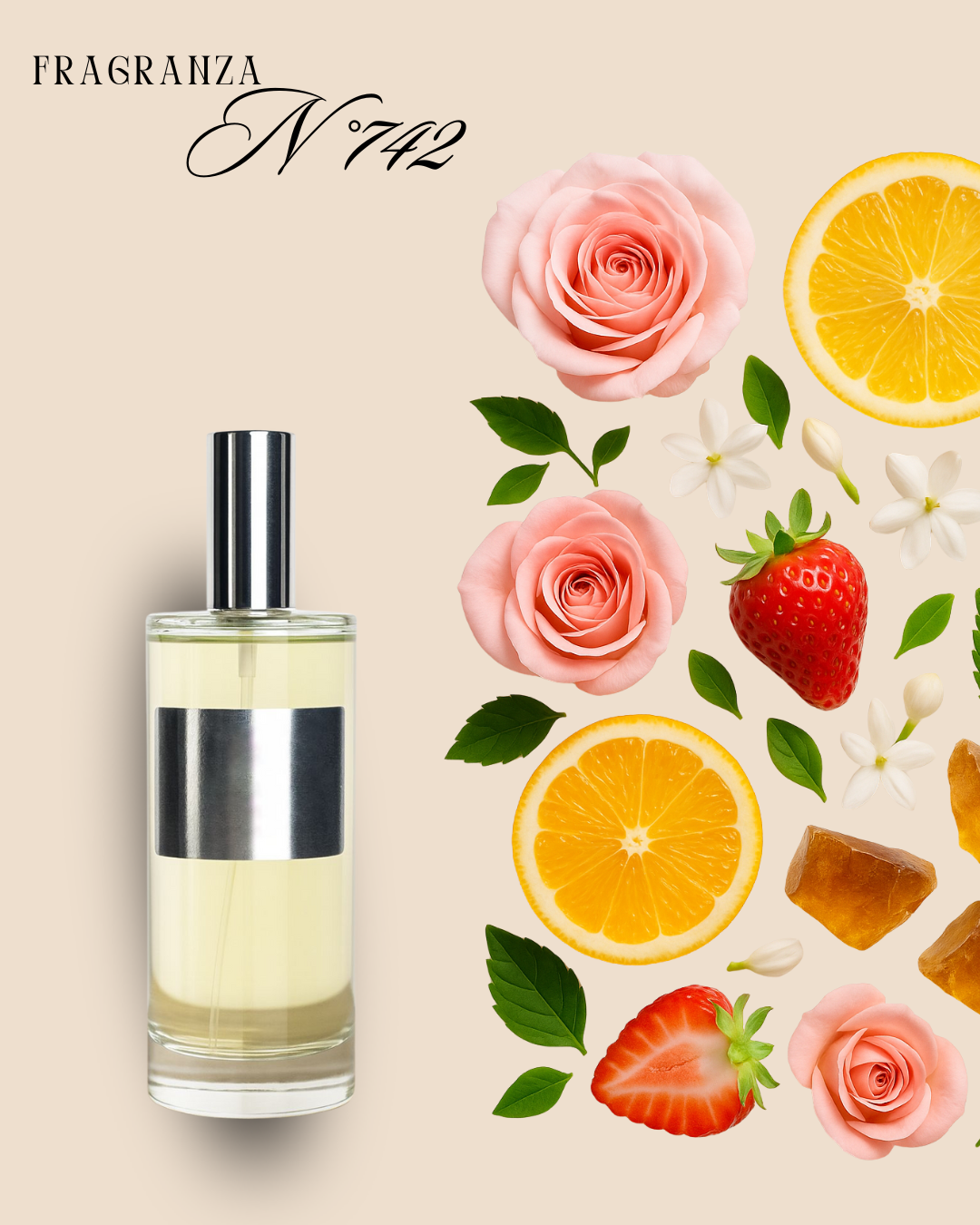 Fragranza N°742 – Ispirata a Roses Elixir di Montale